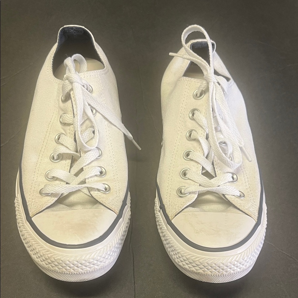 Converse All Star White Canvas Shoes